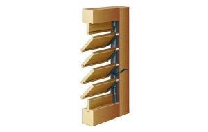Modelo de ventana Mallorquina graduable de Puertas José Marco