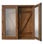Modelo de ventana FC22 con contraventana de Puertas José Marco